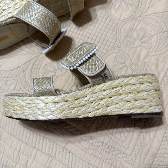 Sam Edelman Chase platform wedge espadrille sandal size 6M - Picture 6 of 11
